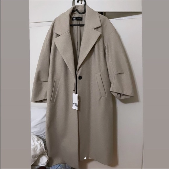 Zara Bloggers fav oversized grey Coat - Picture 14 of 16